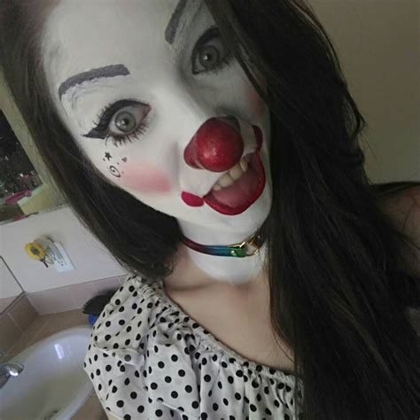 Before And After 🎈 Clown Cuteclown Whiteface Clownmakeup Clowngirl