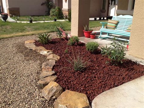 We have lots of porch landscaping ideas and. Lava Rock Landscaping Has Both Positive And Negative ...