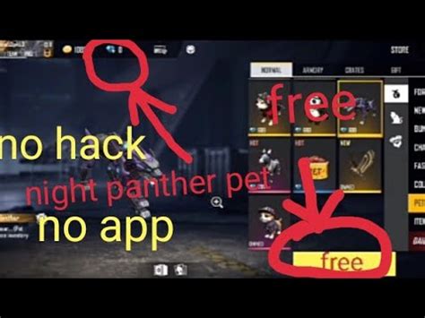 ● from free fire series to characters. How to get free night panther pet in free fire - YouTube