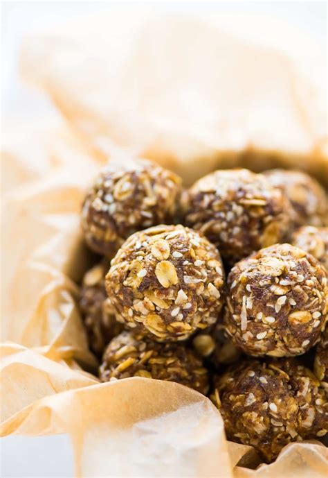 ginger cookie healthy energy balls no bake raw vegan