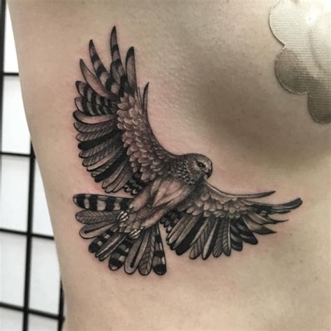 Little Piece From This Week Hawk Tattoo