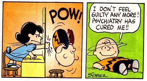 Md Peanuts Psychiatry Has Cured Me Lucy Van Pelt And Charlie Brown Charles M Schulz