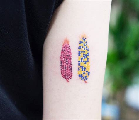 Corns Tattoo By Zihee Tattoo Photo 23779