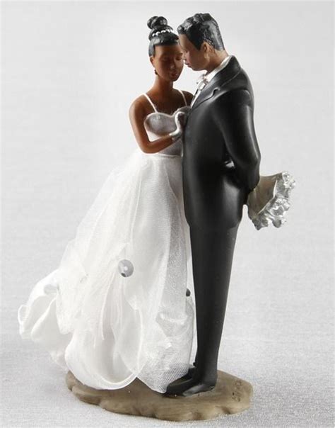 African American Bride And Groom Cake Topper Pharmakon Dergi