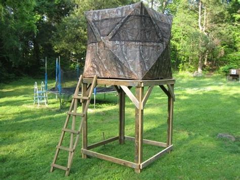 Homemade Elevated Hunting Blind Plans Homemade Ftempo