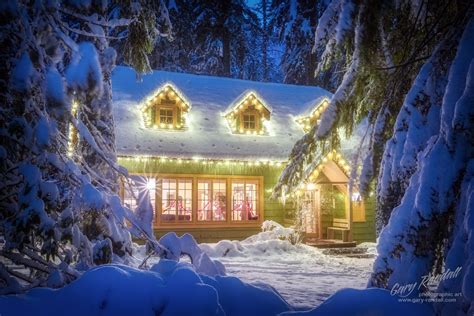 A Christmas Cabin In The Woods Gary Randall Photographer