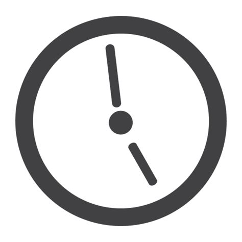 Flat Clock Icon Transparent Png And Svg Vector File