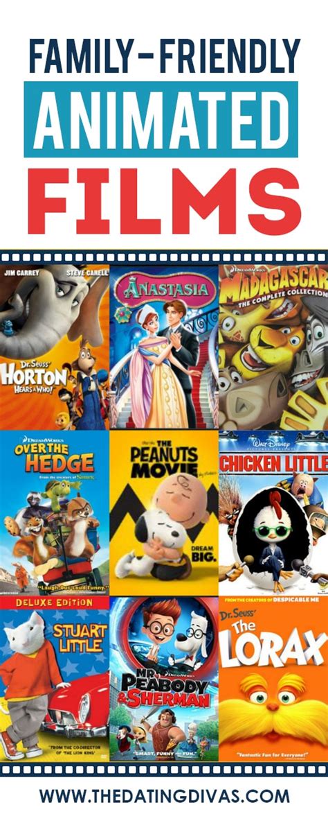 But even if it's just you deciding what to watch, putting on a favorite childhood movie and escaping a bit can feel good too. 101 Family Friendly Movies - From The Dating Divas