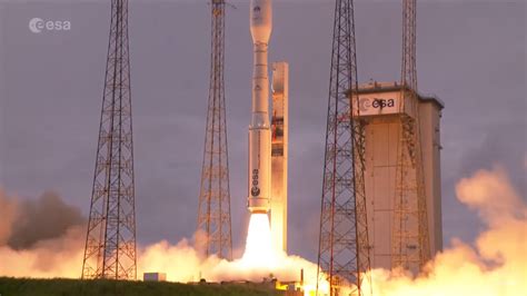 Europes Vega C Rocket Launches 7 Satellites On Debut Mission Space