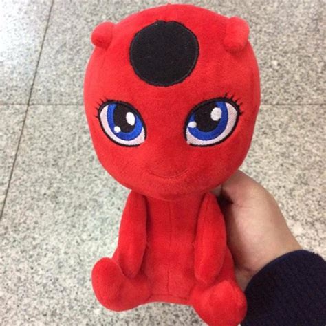 Red Miraculous Ladybug Teddy Zag Heroez Tikki Plagg Plush Cat Noir Toy