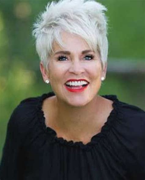 Short Gray Hairstyle Images And Hair Color Ideas For Older Women Over