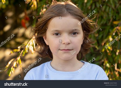 Close Portrait Nine Years Old Girl Stock Photo 1692973945 Shutterstock