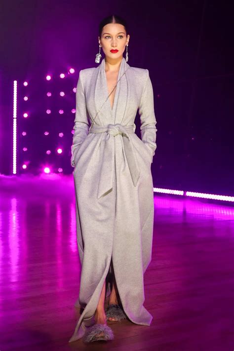 Bella Hadid Walks For The Brandon Maxwell Show During New York Fashion