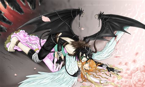 Anime Angel And Demon Couple Images And Pictures Becuo