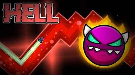 Geometry Dash Hell 100 Medium Demon Youtube