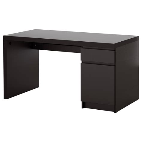 As mentioned before the lack tables from ikea are super versatile and really great for making custom furniture combinations. MALM Desk Black-brown 140 x 65 cm - IKEA