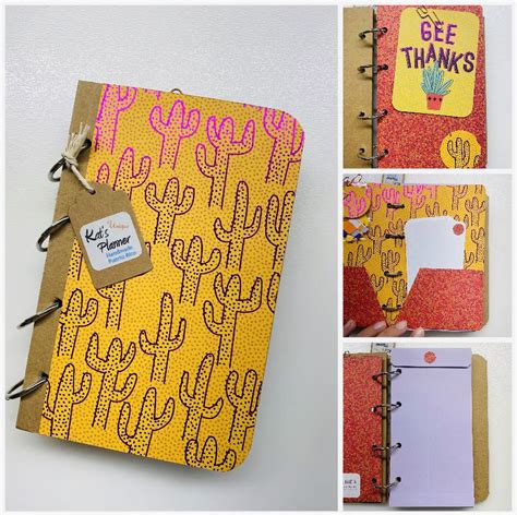 Cactus 🌵 Handmade Notebook 📒 Kats Planner Handmade Notebook S