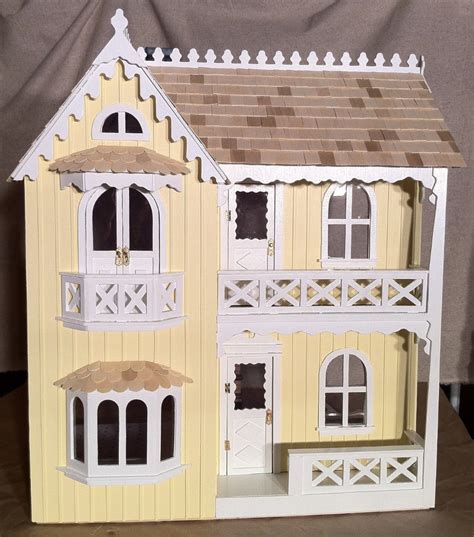 Finished Yellow Cottage Dollhouse Yellow Cottage Doll House Kids