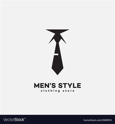 Mens Style Logo Royalty Free Vector Image Vectorstock