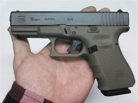 My New Glock 19 Gen 4 With Od Green Lower Tactical Pinterest