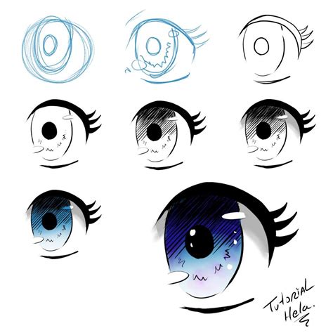 Como Dibujar Ojos Anime Faciles Dibujos Sencillos Com