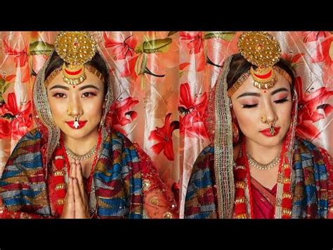Limbu Bride Surabhi Kurmi Photoshoot Makeup Youtube