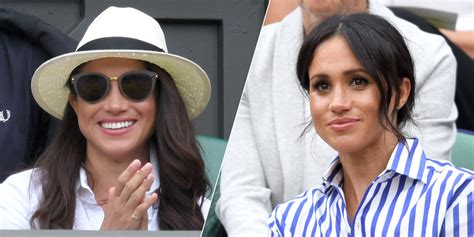 why meghan markle didn t wear her hat to wimbledon — meghan markle wimbledon outfit