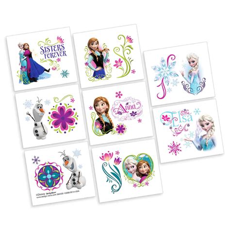 The frozen fandom is one that we've definitely come to admire over the last several years. Frozen Tattoos - 2 Pack | shopDisney | Frozen tattoo, Disney frozen birthday, Frozen birthday