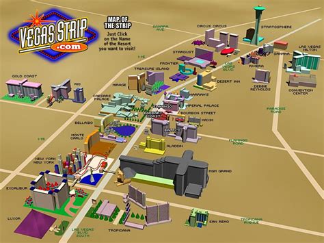 Printable Map Of Las Vegas Strip Hotels
