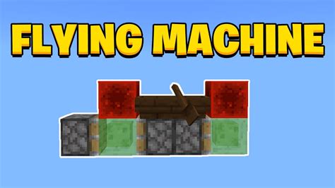 How To Make A Flying Machine In Minecraft 120 Youtube