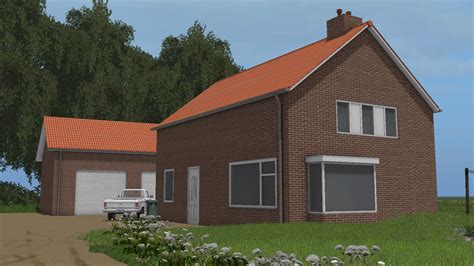 Fs17 House With Garage Fs 17 Prefab Mod Download