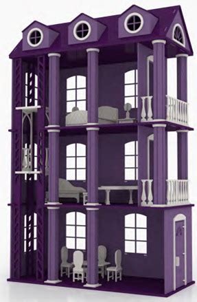 Casa este considerat în joc, există două etaje, fiecare dintre care au. Casa Ensueño Para Muñecas Barbie Monster High En Madera ...