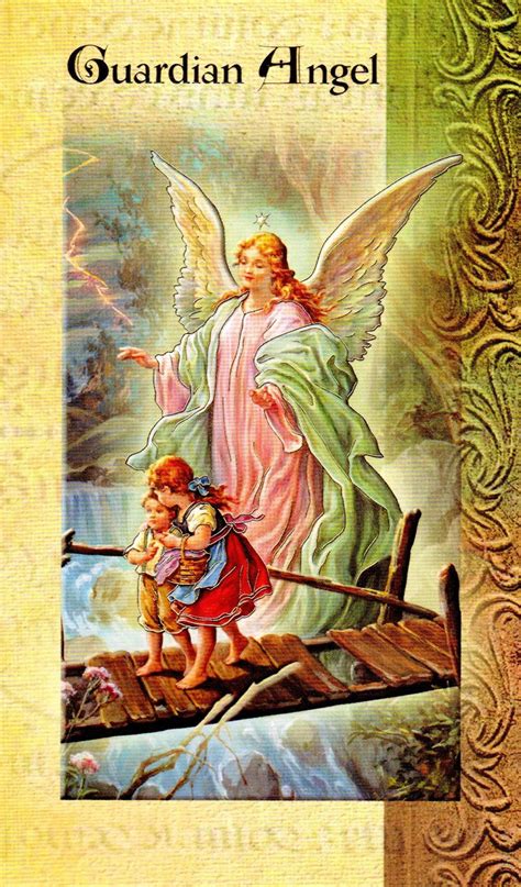 Prayer Card And Biography Guardian Angel Cardinal Newman Faith