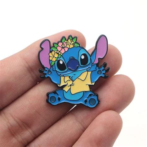 Stitch Pin Enamel Etsy