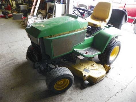 John Deere 445 Tractor 54 Mowing Deck Snow Removal Equipment Auction