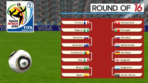 Pes6 2010 Fifa World Cup South Africa™ Round Of 16 Youtube