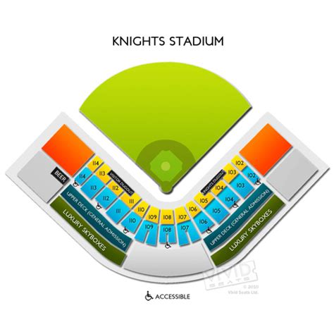 Knights Stadium Seating Chart Vivid Seats