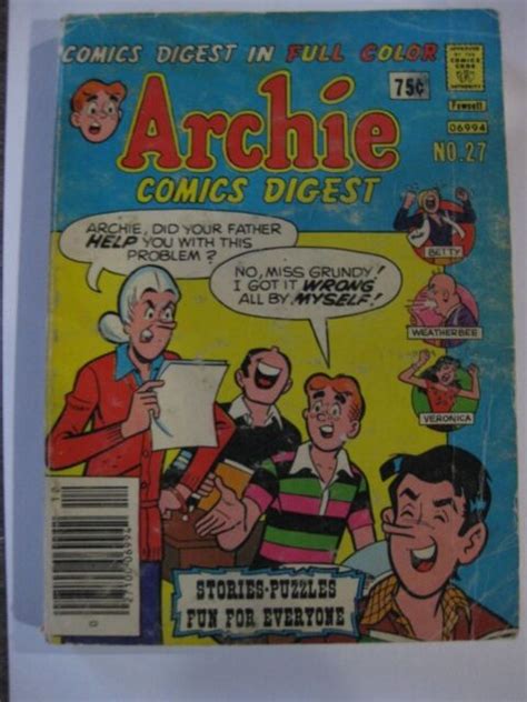Rare Archie Comics Digest Magazine 27 Ebay