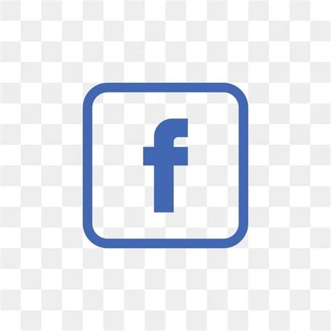 Facebook Logo Social Media Icon Design Template Vector Fb Icon