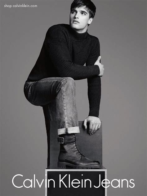 Matthew Terry Sports Black Sweater And Denim For Calvin Klein Jeans Fall