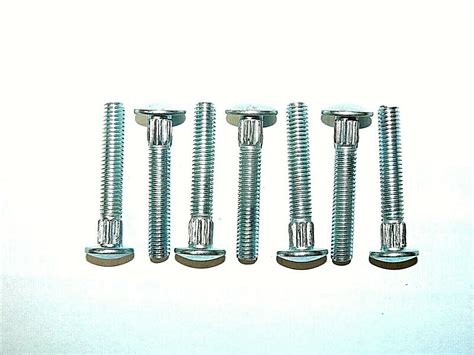 516 18 X 2 Rib Neck Carriage Bolts Grade 2 Zinc Plated Lot Of