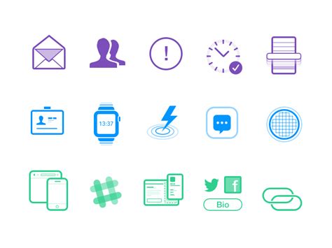 New Site New Icons By James Gill For Gosquared On Dribbble