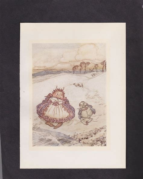 Four Photos From Aesops Fables Book Illustrations By Arthur Rackham