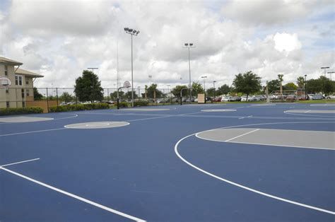 Outdoor Basketball Courts Recreation And Wellness Center Ucf