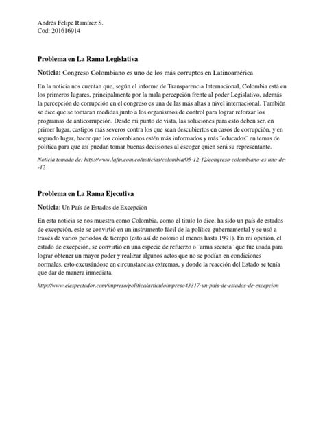 Su función es controlar el ejercicio del poder del estado, para garantizar tanto libertades básicas como los derechos. Problemas Rama Legislativa y Ejecutiva