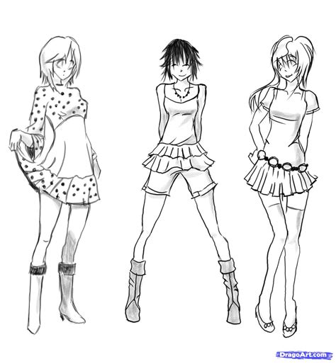 Clothes Drawing Anime How To Draw Anime Clothes Folds Creases No