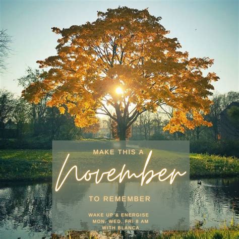 Make this a November to Remember! - B-Conscious