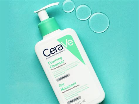 Cerave Foaming Cleanser For Normal To Oily Skin 236ml With Niacinamide