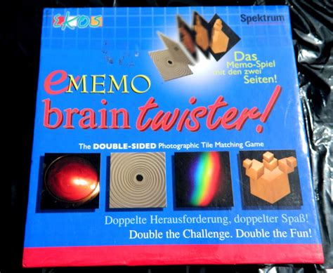 Ememo Brain Twister Tile Matching Game Spektrum Complete Other