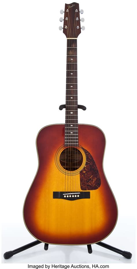 1980s Fender F 220 Sb Sunburst Acoustic Guitar 0602065 Musical Lot 82128 Heritage Auctions